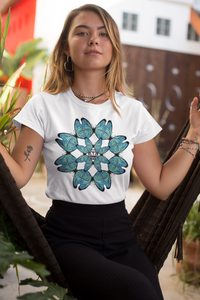 Butterfly Array Fashion Tee - Women