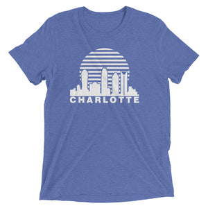 Charlotte Skyline Sunrise with text - Women