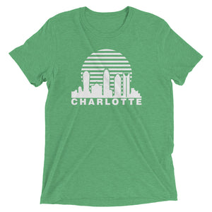 Charlotte Skyline Sunrise with text - Women