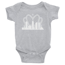 Load image into Gallery viewer, Charlotte Skyline with Crown Sunrise Fade - Infant