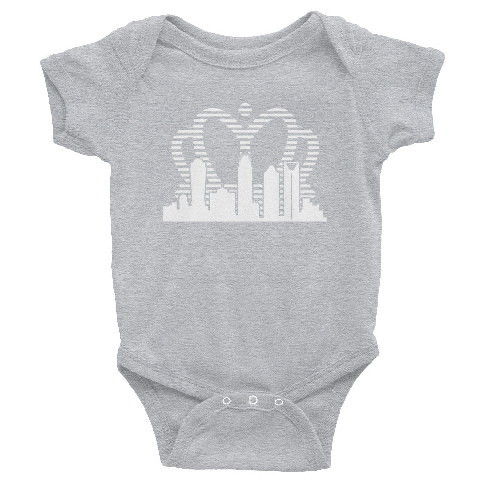 Charlotte Skyline with Crown Sunrise Fade - Infant