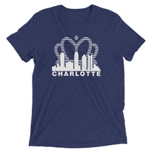 Load image into Gallery viewer, Charlotte Skyline with Crown Sunrise Fade with text - Women