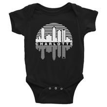 Load image into Gallery viewer, Charlotte Skyline Sunrise with text - Infant