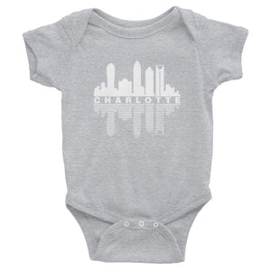 Charlotte Skyline Fade with Text - Infant